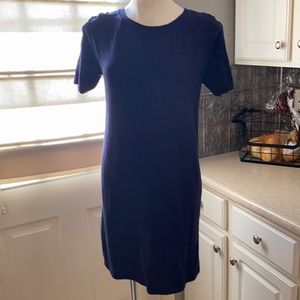 Navy Casual Dress - Laced houlder